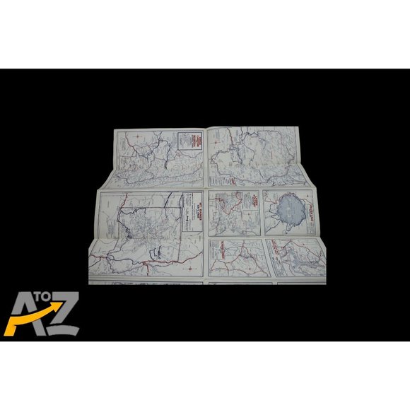 1965 STANDARD OIL WESTERN UNITED STATES HIGHWAY ROAD MAP National Parks Vintage - Picture 8 of 12